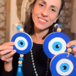 Kit para Confecção de Pendente Olho Grego Tassel Pronto