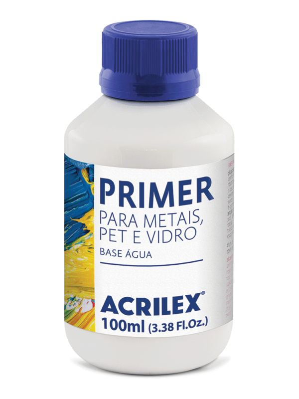 Primer Para Metais, Pet e Vidro Acrilex 100ml