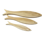 Kit de Peixes com furo em Pinus