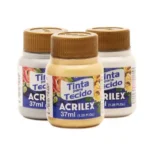 Tinta para Tecido Metálica 37ML