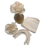 Kit para confecção de 5 flores para difusor de ambiente