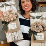 Kit Floreira com Tábua de Pinus