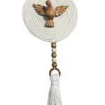 Kit Pendente Divino Cru com Cordão de Algodão