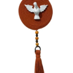 Kit Pendente Divino Terracota com Cordão de Algodão