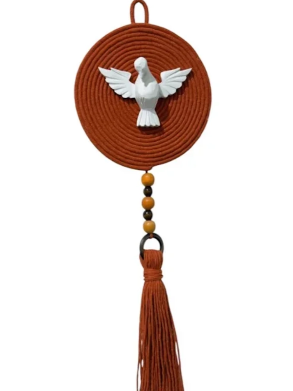 Kit Pendente Divino Terracota com Cordão de Algodão
