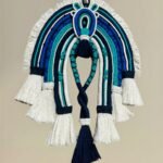 Kit Cocar Têxtil Tons de Azul