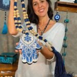 Kit Colar de Mesa Mão de Fátima