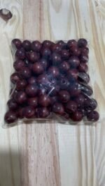 Kit Contas de Madeira 100 Unidades 22 mm Cor Mogno - Imagem 3