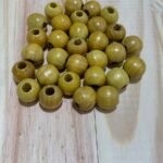 Kit Contas de Madeira 200 Unidades 18 mm Pequiá