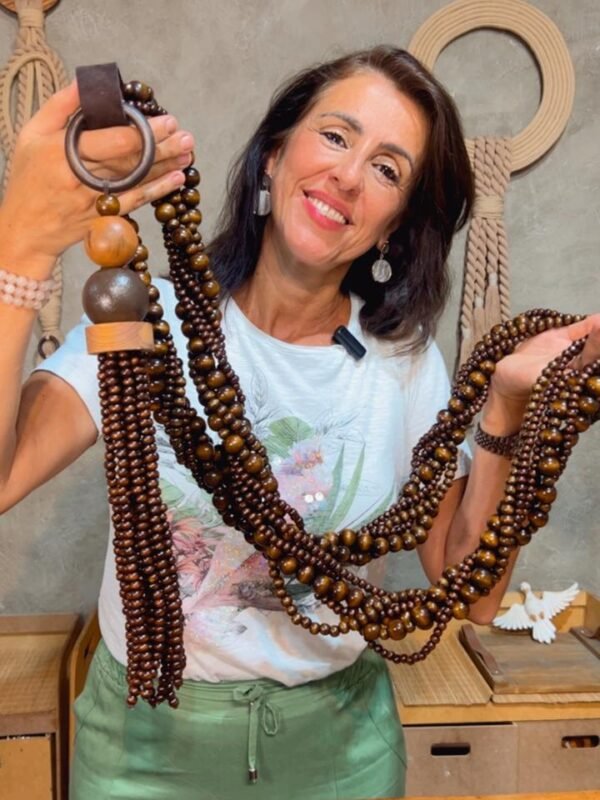 Kit Colar de Mesa Nogueira