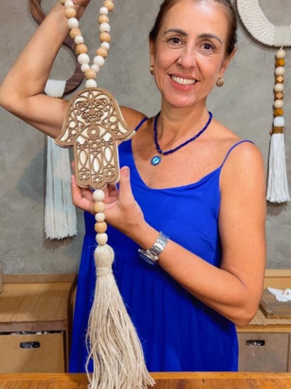 Kit Pendente Mão de Fátima Rústico