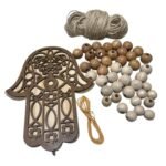 Kit Pendente Mão de Fátima Rústico - Imagem 2