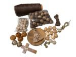 Kit Terço Decorativo Nossa Senhora Rústico